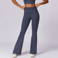 Pantaloni svasati in stile elegante - Blu petrolio