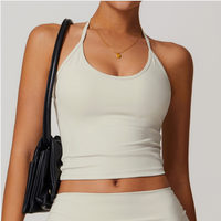 NATALIA Elegant Vest Top - Cream