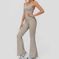 Butterfly-Back Premium Jumpsuit - Beige