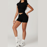 Σετ Sustainable Short Sleeve Short - Μαύρο