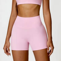 Premium Quality Scrunched Short - Pink