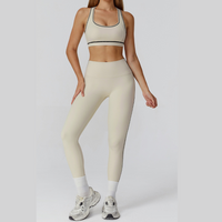 Bold Simplicity Legging Set - Beige