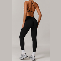 Sleek Sculpting Seamless Legging Set - Black