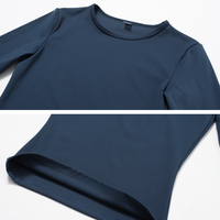 CHRISTIA Cloud Soft Long Sleeve Top - Navy