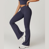 Sustainable Stylish Flared Legging - Navy