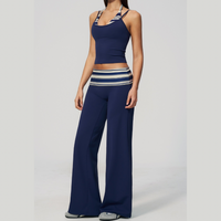 Evi Elegant Stylish Legging Set - Navy