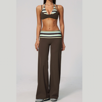 Evi Elegant Stylish Legging Set - Brown