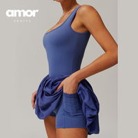 TINA Cutest One Piece Body Dress - Blue