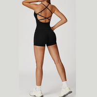 NANO Premium Open Back Short Set - Black