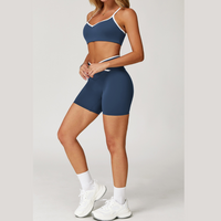 Aurora Comfy Short Set - Navy