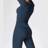 CHRISTIA Winter Long Sleeve Legging Set - Navy