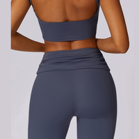 Pantaloni svasati in stile elegante - Blu petrolio