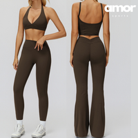 LIMO Mix-and-Match Activewear Set - Coffee