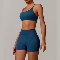 Sino Seamless Stylish Short Set - Blue