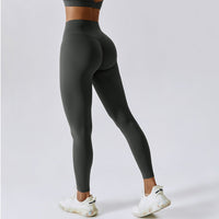 X-Back Line Skinny Legging Set - Coal Grey