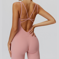 Butterfly-Back Premium Jumpsuit - Pink