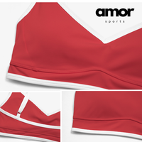 SANDRA Stylish Elegance Short Set - Red