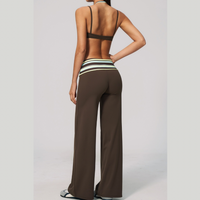 Evi Elegant Stylish Legging Set - Brown