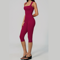 Adel Stylish Elegant Jumpsuit - Cherry