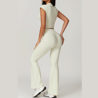 Σετ κολάν Sustainable κοντά μανίκια - Κρεμ Λευκό