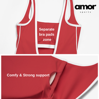 Celin Stylish Back Deep-V Jumpsuit - Hot Coral