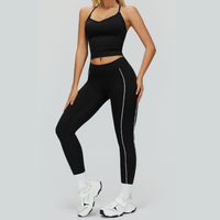 SARA Premium Stylish Activewear Set - Black