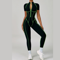 ENA Premium Jumpsuit- Black Green