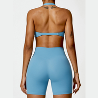 ANNE Summer Sexy Style Short Set - Blue