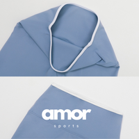 Set di leggings elasticizzati morbidi NINA - Azzurro pallido