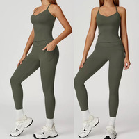 3pcs Coral Fleece Jumper Active Set - Green