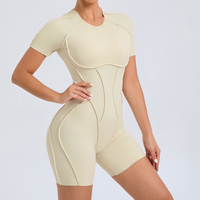 ANNA Scrunched Romper - Cream