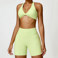 ANNE Summer Sexy Style Short Set - Green