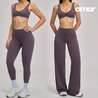 MARGO Sculpting Stylish Legging Set - Mauve