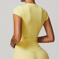 STELLA Premium Short Sleeve Top - Yellow