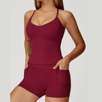 NANO Premium Open Back Short Set - Cherry