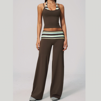 Evi Elegant Stylish Legging Set - Brown