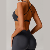 Sleek Sculpting Seamless Legging Set - Dark Grey