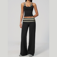 Evi Elegant Stylish Legging Set - Black