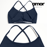 LANA Summer Classic Romper - Navy