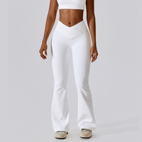 Premium Quality Flared Legging - White