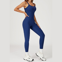 DIVA Cross-Back Sculpt Jumpsuit - Blue