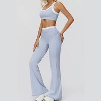 AQUA Stylish 2pcs Legging Set - Sky Blue