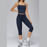 ANITA Essential Vest Top Legging Set - Navy