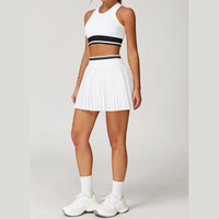 CANDY Premium Tennis Short Set - White