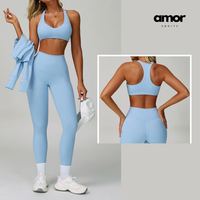 TINA Timeless Elegance Legging Set - Blu