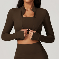 Cloud Soft Long-Sleeve JACKET - Coffee