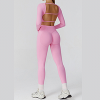 IRINA Seamless Scultping Legging Set - Pink