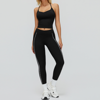 SARA Premium Stylish Activewear Set - Black