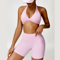 ANNE Summer Sexy Style Short Set - Pink