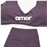 MARGO Sculpting Stylish Legging Set - Mauve